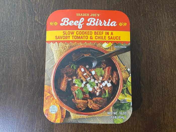 The birria comes frozen, but for best results you should thaw it in the fridge overnight.