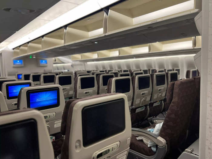 While Pan Am carried 259 people in economy in 1970, Korean now fits 320 in its lowest-tier 747 cabin.