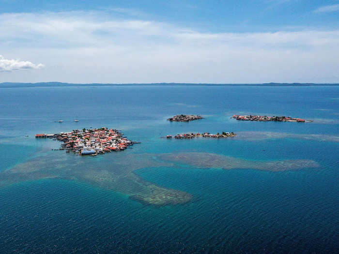 Over the years, locals extended the island by filling in the surrounding coral with stones and trash, which may have expedited the impact of the rising sea levels.