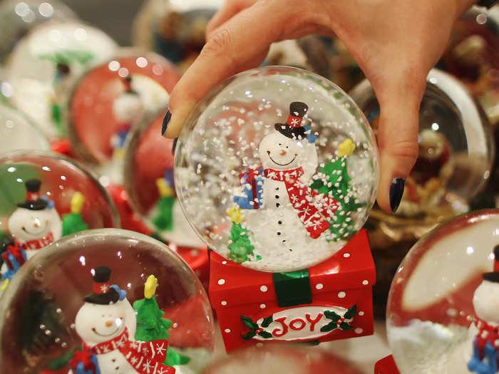 Leave the snow globes at home — they often contain more than the permitted amount of liquid for carrying on a plane.