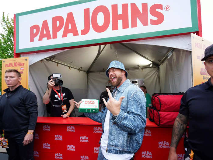 Kelce has a number of lucrative endorsement deals with brands like Nike and Papa John