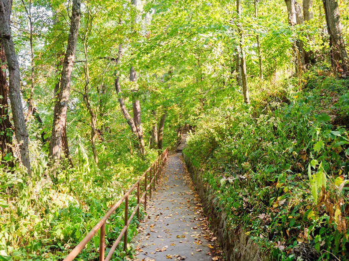 There are also trails that are full of beautiful trees and views of Ohio