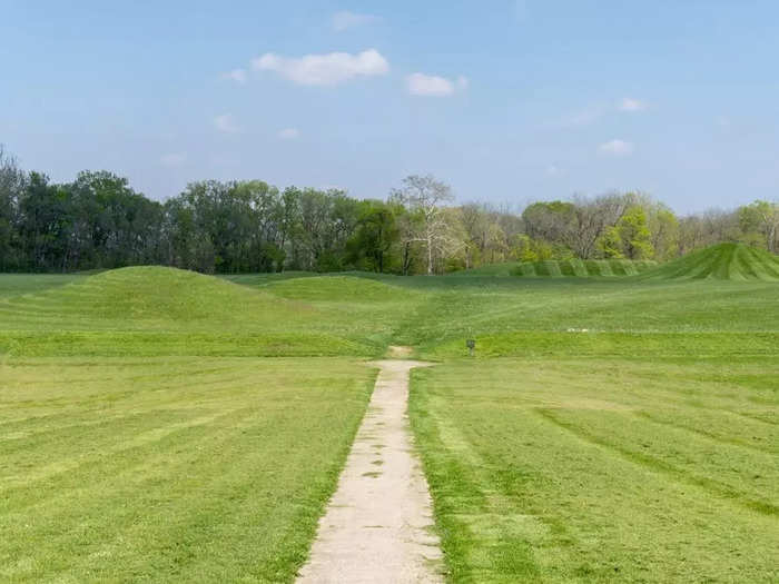 The earthworks, which historians describe as "part cathedral, part cemetery and part astronomical observatory," are spread across the Hopewell Culture National Historical Park in Chillicothe, as well as nearby Newark and Oregonia.