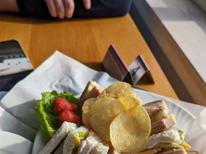 The staff made us sandwiches, even though the restaurant doesn