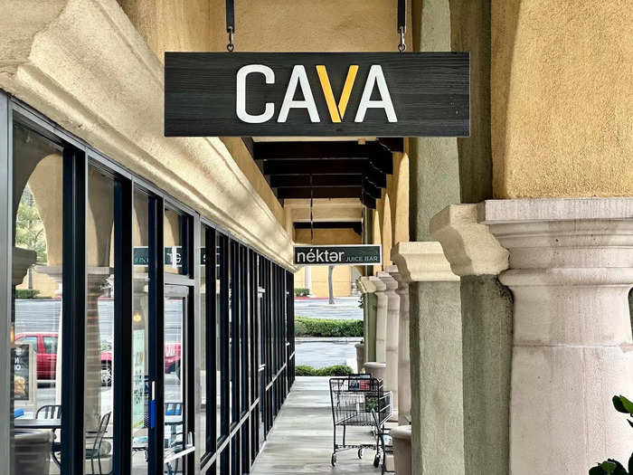 I went to Cava next, but it had a super long line. It wasn