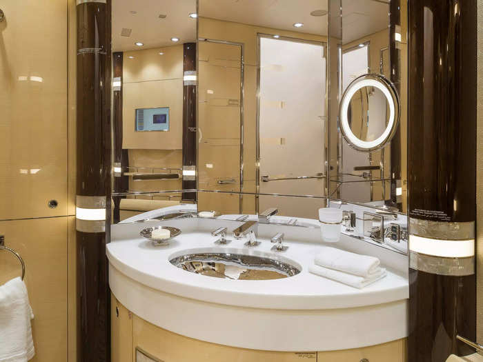 Even the smaller bedrooms have their own perfectly appointed bathrooms with full vanities.