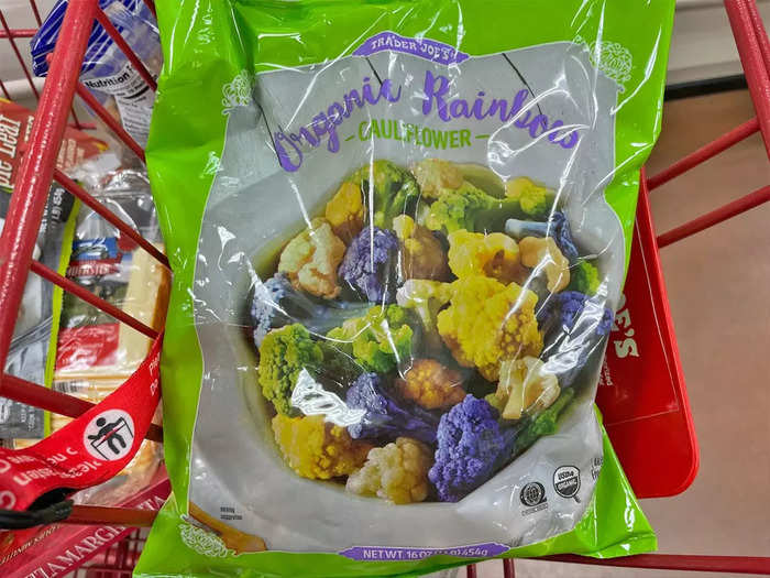 The frozen rainbow cauliflower is amazing.