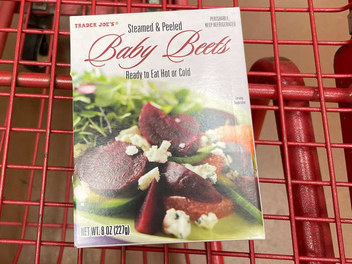 Not everybody likes beets, but my wife loves the ones from Trader Joe