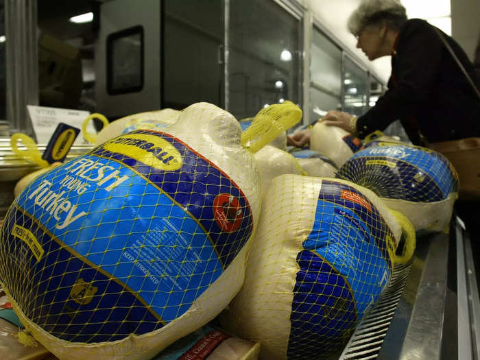 Costco employees in the US are given a free turkey every Thanksgiving.