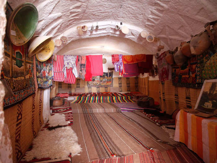 Some families still visit their Gharyan cave homes in the summer, and the homes are open to the public.