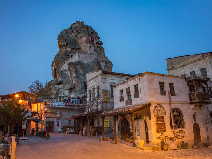 Some Cappadocia cave homes have now been turned into boutique hotels.