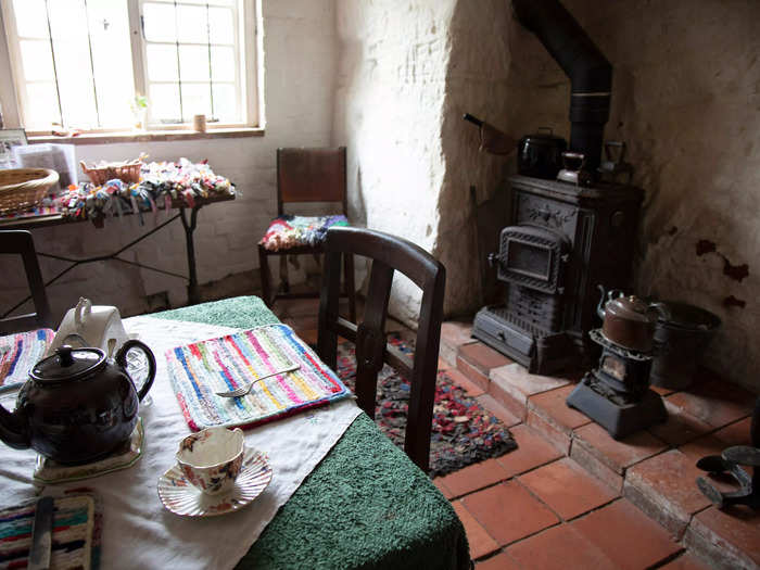 Inside, several Kinver Edge cave homes have been restored and filled with classic furniture and decorations.