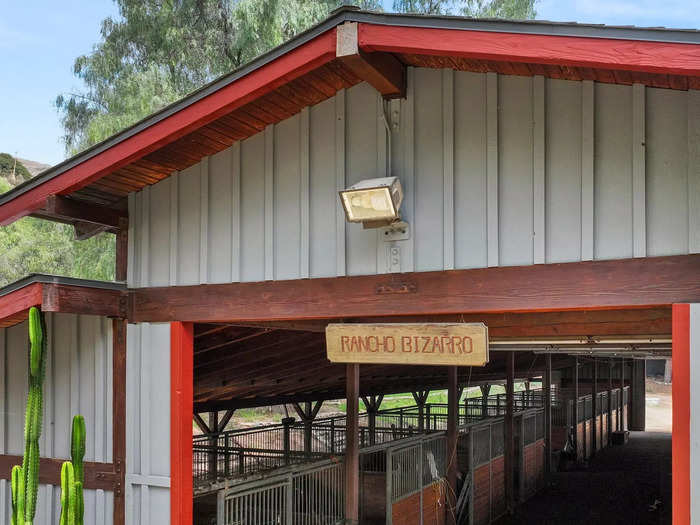 Originally built in 1948, Swayze bought Rancho Bizarro in the 1980s.