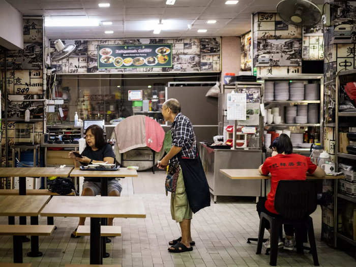 Despite his success, Quah is not planning to move to a restaurant setting.