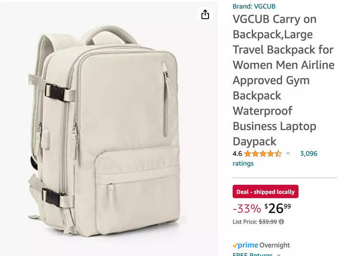 Several Amazon vendors sell a version of the bag, and most of them are less than $50.