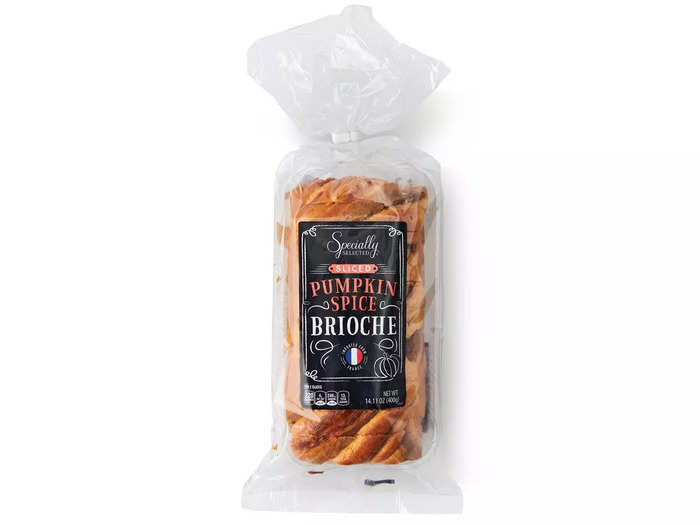 The Specially Selected pumpkin-spice brioche is a versatile breakfast staple.