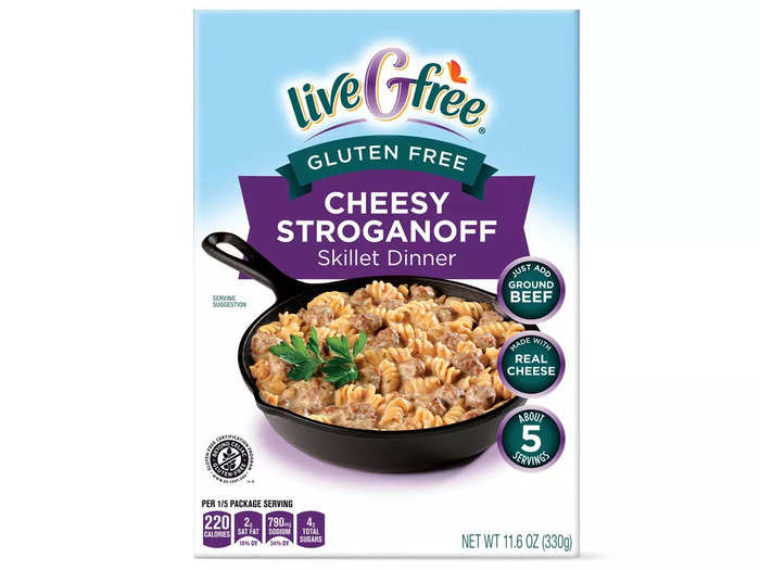 Make a quick gluten-free meal with the LiveGFree cheesy skillets.