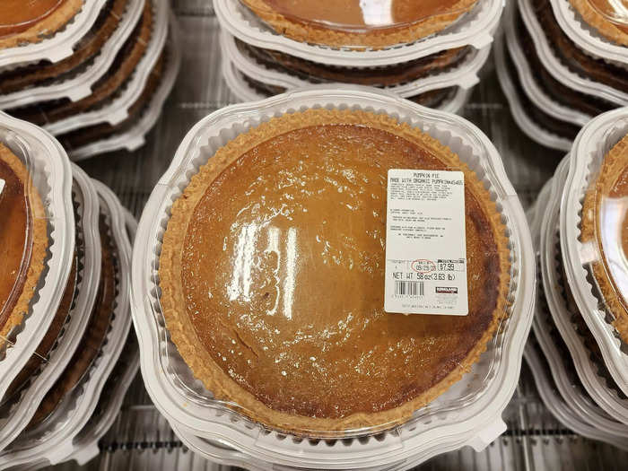 The Kirkland Signature pumpkin pies are a fall essential.