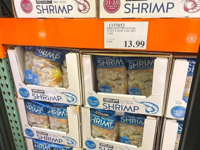 These tail-off shrimp make eating dinner less work.