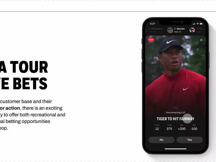 LoopGolf wants to tap into professional live betting