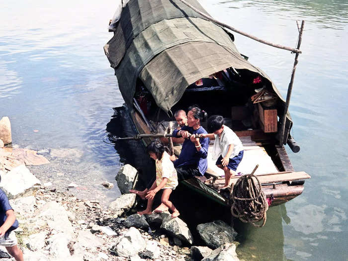 In the 1960s, the fishing communities began to move ashore with help from the government.