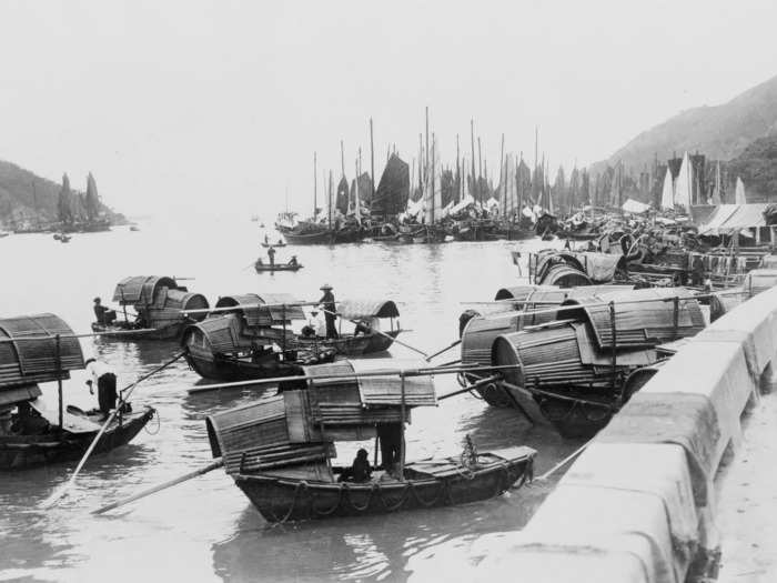 On the southwest edge of Hong Kong Island, there’s an old fishing harbor called Aberdeen Harbor.