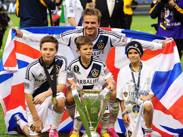 Beckham spent six years with LA Galaxy.