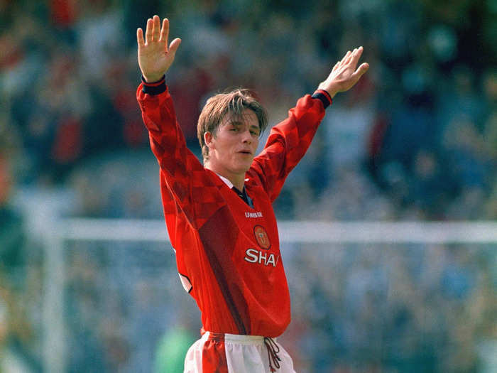 In August 1996, Beckham scored his most iconic United goal.