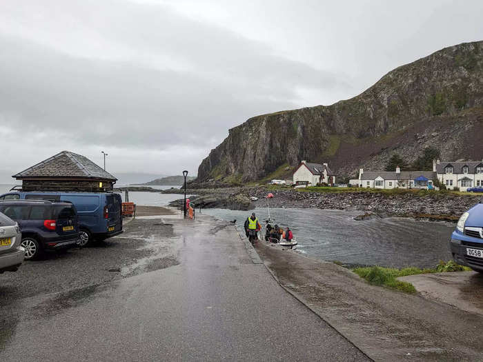 In order to get to Easdale, we had to travel to another island.