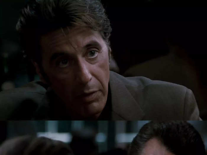 "Heat," starring Robert De Niro and Al Pacino, is one of his favorite movies.