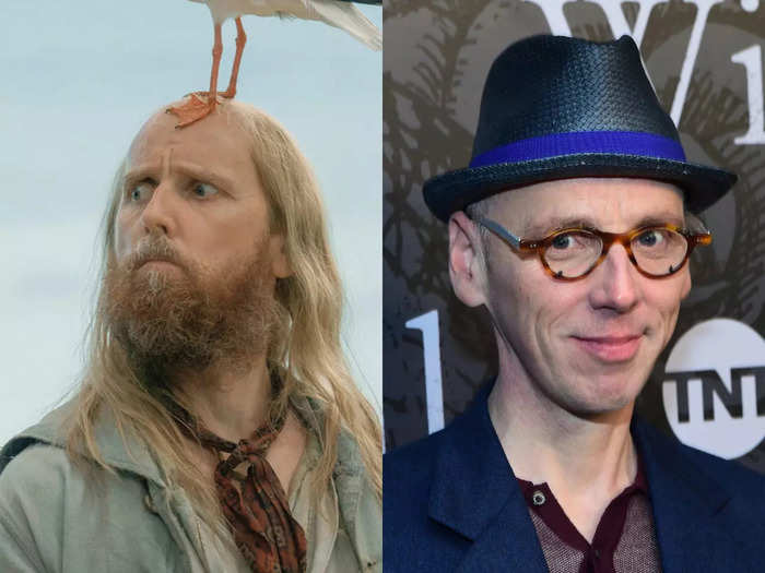 Ewen Bremner plays the eccentric pirate Buttons.