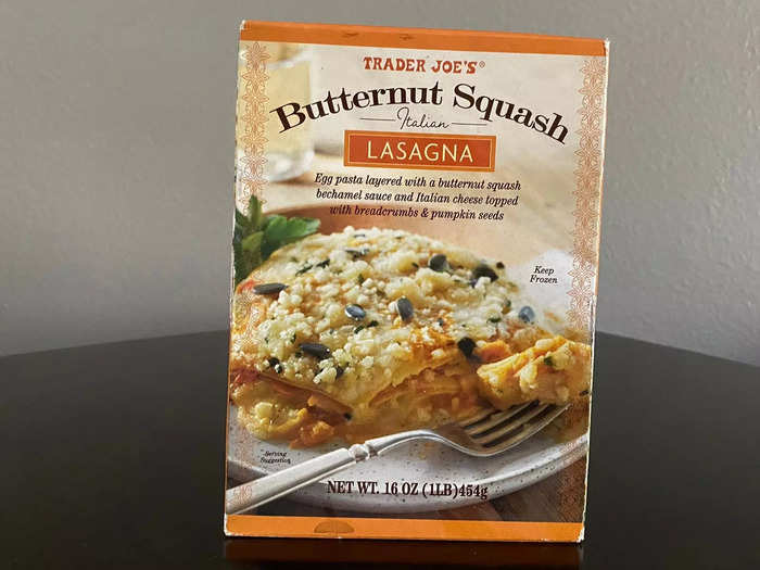 I snagged the last butternut-squash Italian lasagna at the store, which was a promising sign.