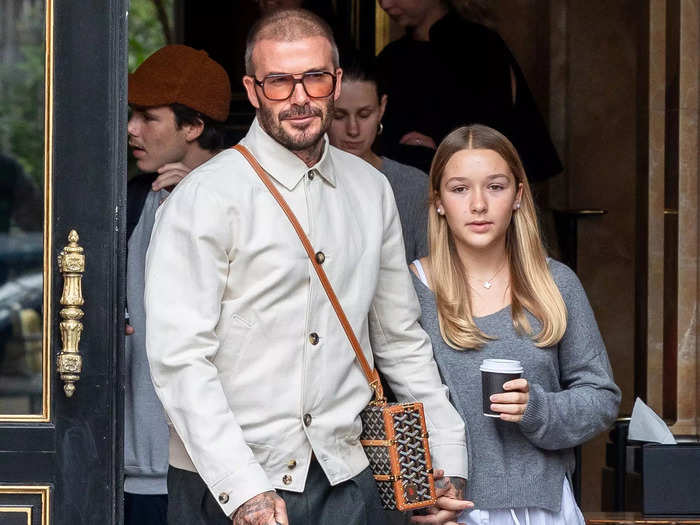 The Beckhams like to vacation in France.