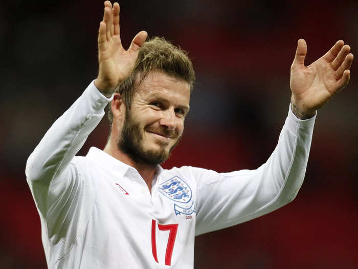 Beckham enjoyed a remarkable career for his country, too.