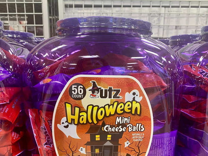 The Utz Halloween Mini Cheese Balls, however, were a Halloween-themed item I hadn