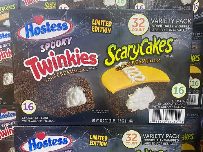 It also carried limited-edition spooky Twinkies and ScaryCakes.