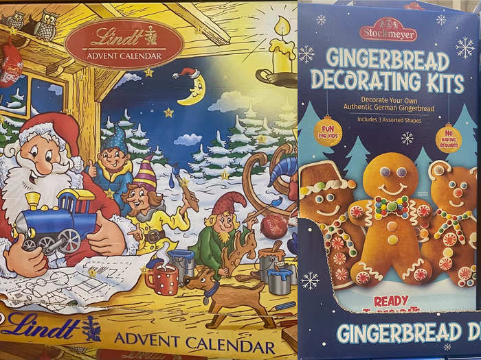 I even found Christmas chocolate and gingerbread decorating kits before I found Halloween candy.