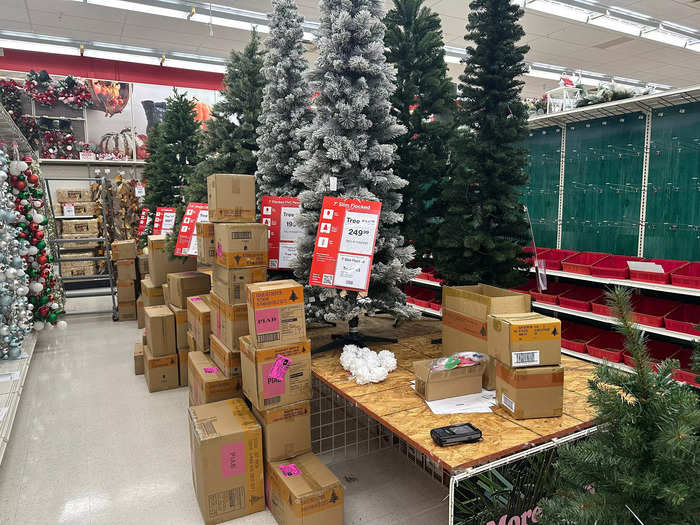 Michaels was headed toward Christmas but it wasn