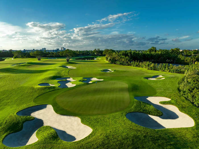 Course designer Greg Norman said in a press release that the club is the "most unique, pure golf experiences" he