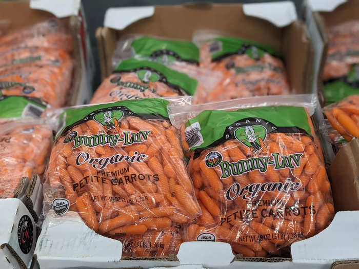 Bunny-Luv petite carrots are an easy side dish.