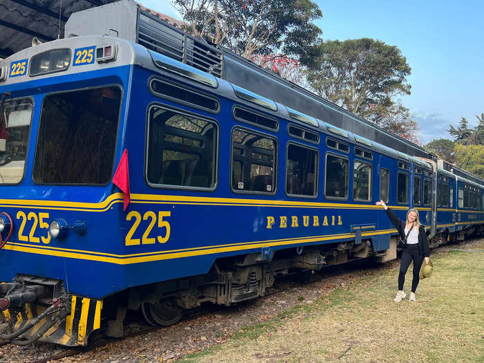 I stayed at Tambo Del Inka, a hotel with a private train station that took us to Machu Picchu.