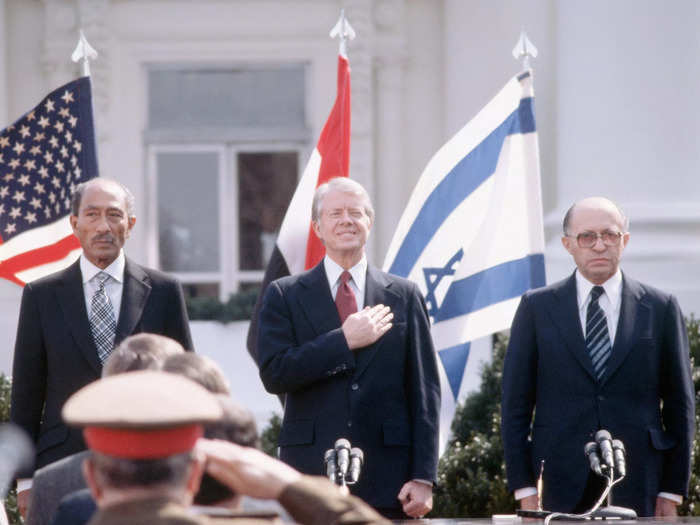 Five years after the war, Egypt and Israel signed the Camp David Accords on September 17, 1978.