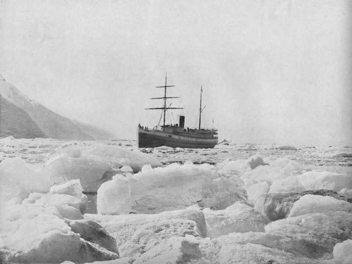 1897: Sailing through the icy waters of Glacier Bay, which is now a national park, could be dicey.