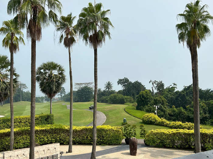 The best part of Sentosa Golf Club was undoubtedly the views of the golf course.