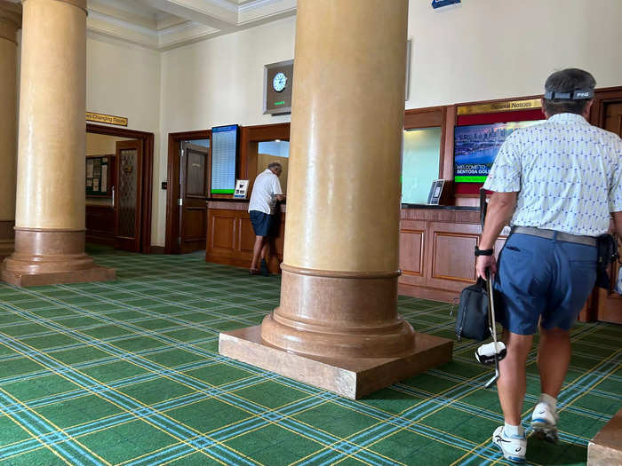 I only spotted a handful of golfers at Sentosa Golf Club, and most of them appeared to be middle-aged local men.