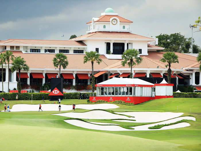 Sentosa Golf Club is one of the most expensive golf clubs in the world.