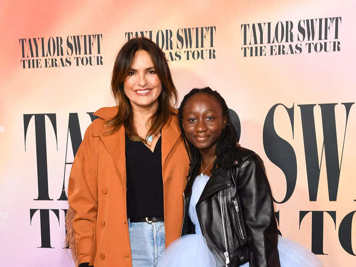 "Law & Order" star Mariska Hargitay walked the red carpet with her daughter, Amaya Hermann.