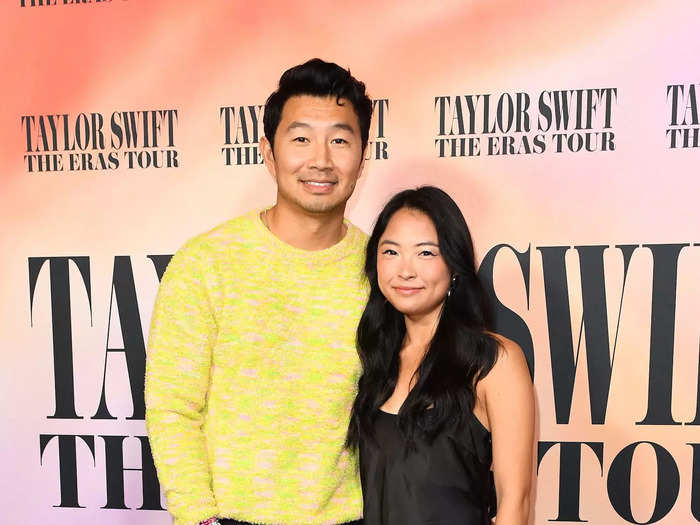 "Shang-Chi" and "Barbie" star Simu Liu and his girlfriend, Allison Hsu, attended together.