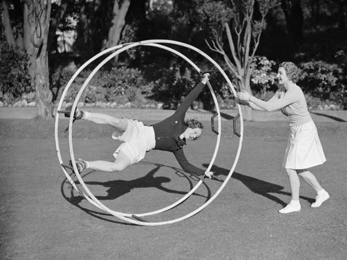 Some people in the 20th century used human hamster wheels to exercise.