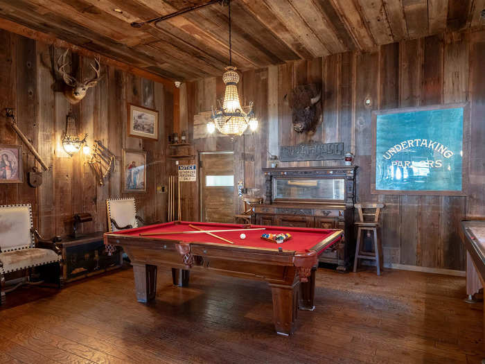 The saloon has a games room attached, too.